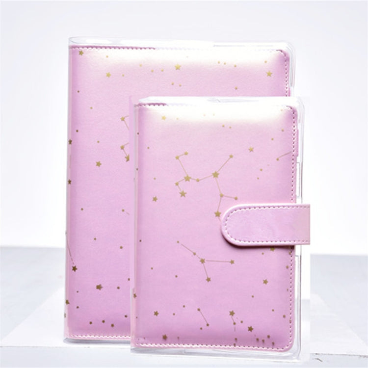 Constellation Pattern PVC Book Cover Resistant Transparent Printing Thickened Book Protective Cover, Size:29Ã—20.5cm