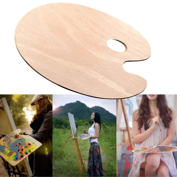 Smooth Watercolor Oil Painting Art Supplies Wooden Panel Tray Children's Palette Square  40 x 50 cm