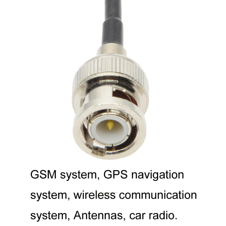 BNC Male To BNC Male RG58 Coaxial Adapter Cable, Cable Length:0.5m