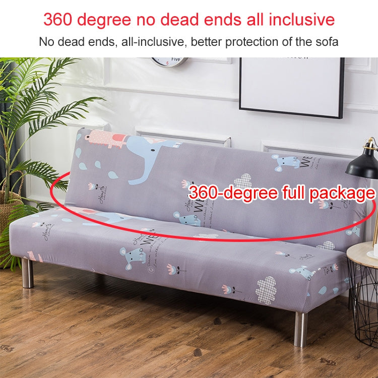 All-inclusive Cover Non-slip Armrestless Folding Sofa Bed Cover, Size:S