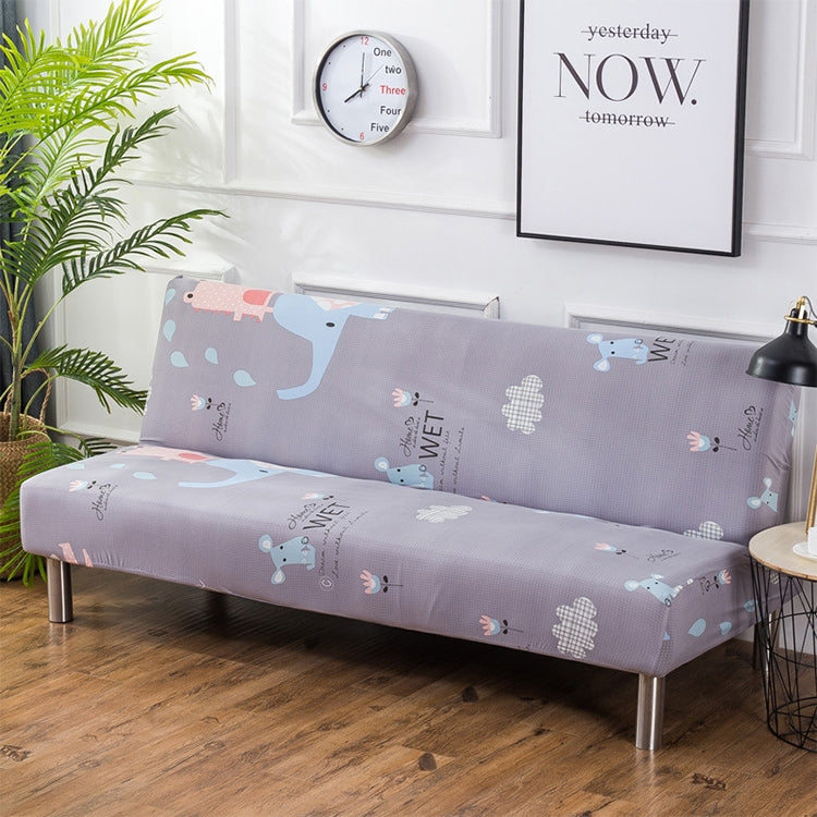 All-inclusive Cover Non-slip Armrestless Folding Sofa Bed Cover, Size:L