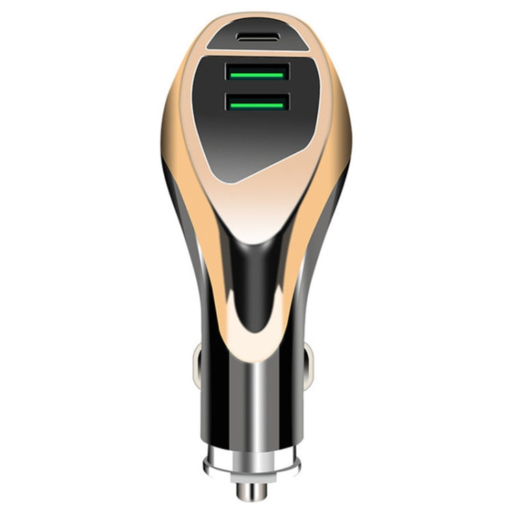 Dual-port USB3.1A 3.6A High Current Fast Charge QC3.0 PD18W Flash Charging Car Charger