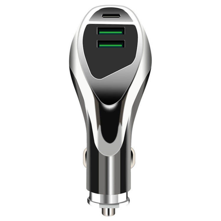 Dual-port USB3.1A 3.6A High Current Fast Charge QC3.0 PD18W Flash Charging Car Charger