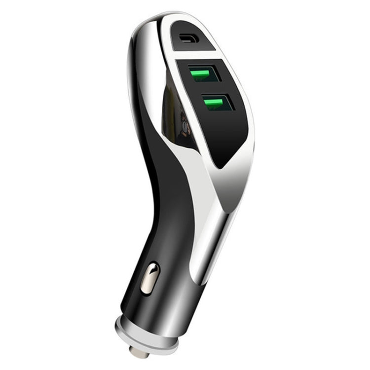 Dual-port USB3.1A 3.6A High Current Fast Charge QC3.0 PD18W Flash Charging Car Charger