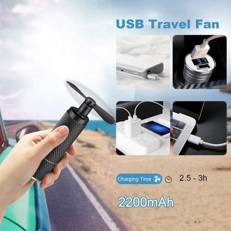 FS-888 Electric Rechargeable Hand Held Fans USB Small Fan Portable Cooling Fan