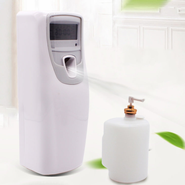LED Self-injection Fragrance Sprayer Machine Household Products Air Purifier for Hotel KTV Mall(White)