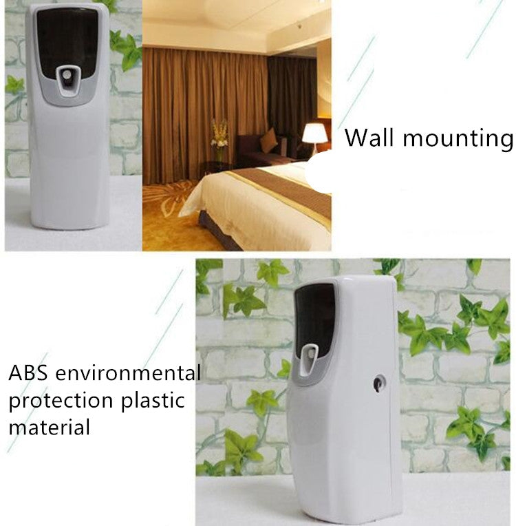 LED Self-injection Fragrance Sprayer Machine Household Products Air Purifier for Hotel KTV Mall(White)