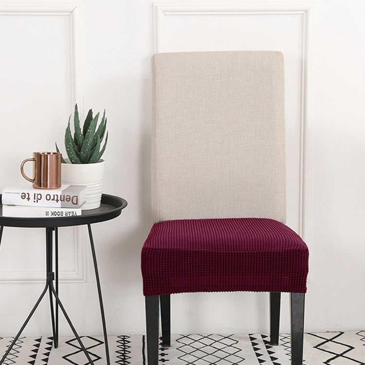 Knitted Padded Chair Cushion Cover