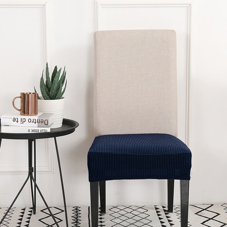 Knitted Padded Chair Cushion Cover