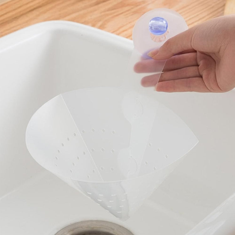 3 PCS Kitchen Foldable Sink Stopper Self-standing Leftover Soup Broth Separated Garbage Filter