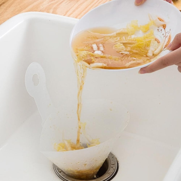 3 PCS Kitchen Foldable Sink Stopper Self-standing Leftover Soup Broth Separated Garbage Filter