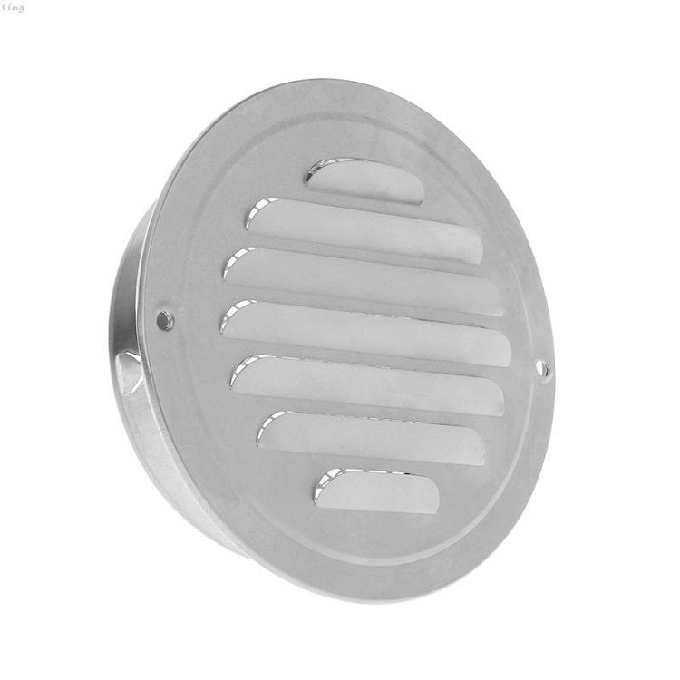 120mm External Wall Stainless Steel Flat Head Rain and Insect Proof Bird Hood