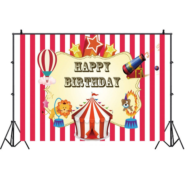Birthday Party Game Hanging Cloth Photo Circus Background Cloth Photography Studio Props, Size:1.2m x 0.8m
