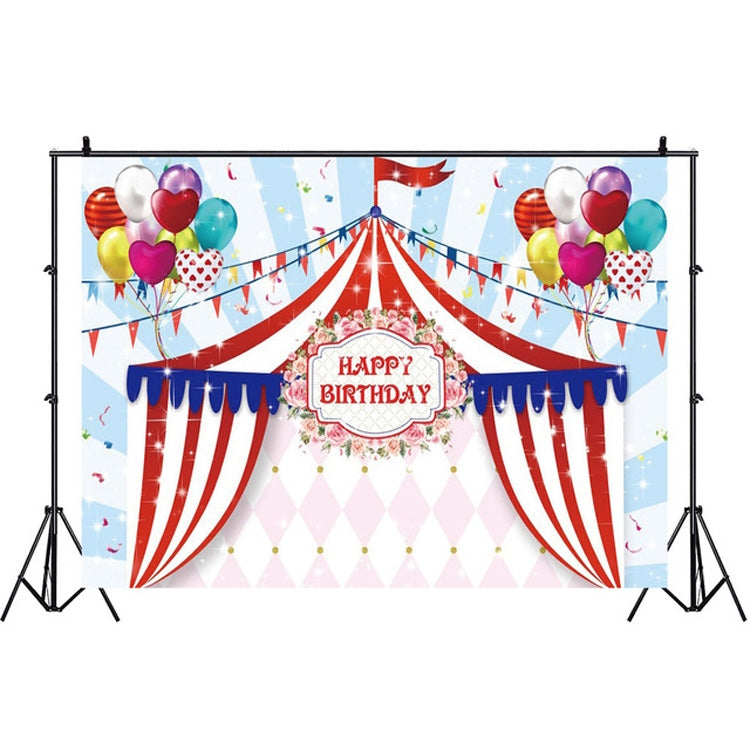 Birthday Party Game Hanging Cloth Photo Circus Background Cloth Photography Studio Props, Size:1.2m x 0.8m