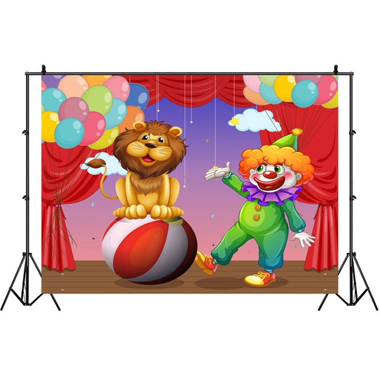 Birthday Party Game Hanging Cloth Photo Circus Background Cloth Photography Studio Props, Size:1.2m x 0.8m