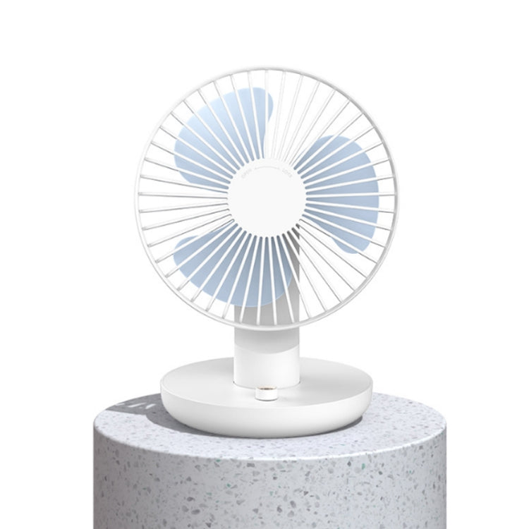 Creative USB Rechargeable Mini silent Desktop High Wind Power Shaking Head Fan