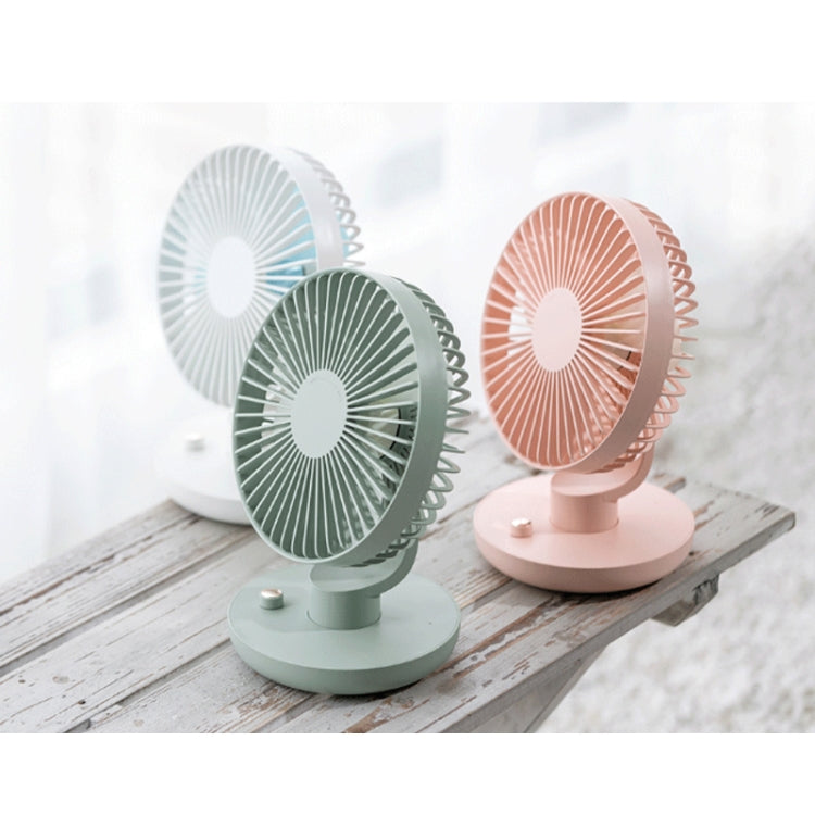 Creative USB Rechargeable Mini silent Desktop High Wind Power Shaking Head Fan