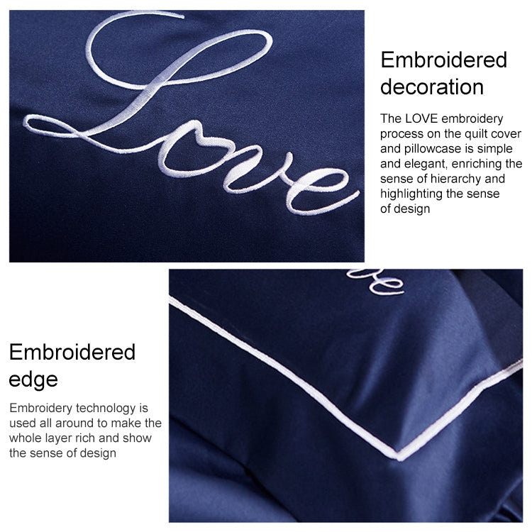 Silk Four-Piece Sheets Bed Sheet Double Nude Sleeping Quilt Cover Ice Silk Bedding 1.5M Bed