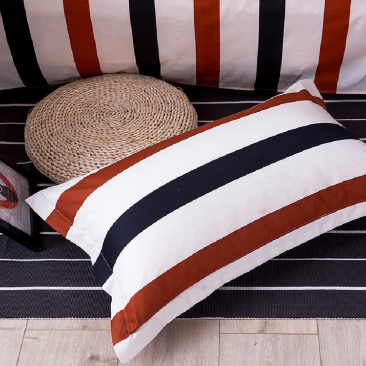 Knitted Polyester Sanded Pillowcase, Size:48Ã—74cm(A Pair)