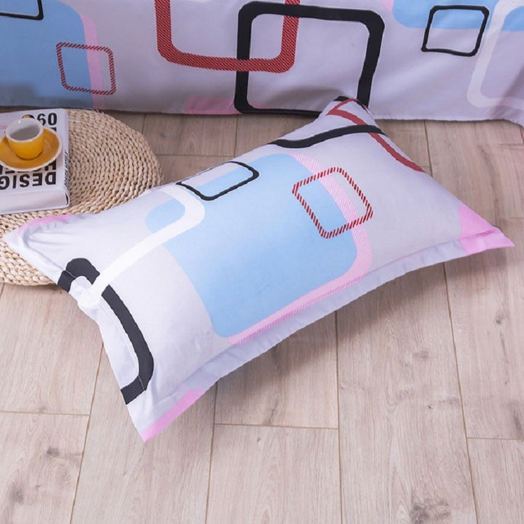Knitted Polyester Sanded Pillowcase, Size:48Ã—74cm(A Pair)