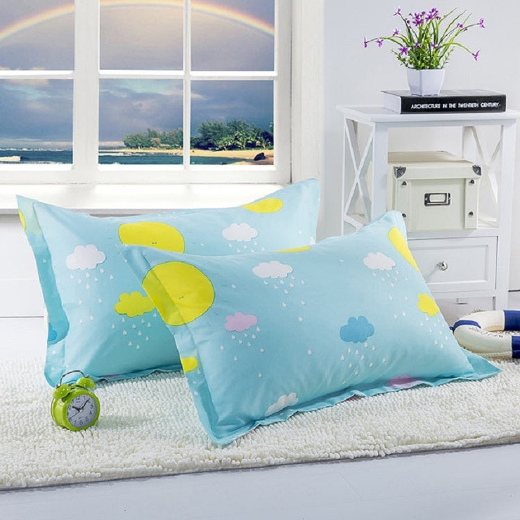 Knitted Polyester Sanded Pillowcase, Size:48Ã—74cm(A Pair)