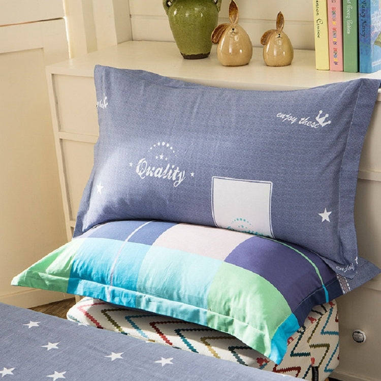 Knitted Polyester Sanded Pillowcase, Size:48Ã—74cm(A Pair)