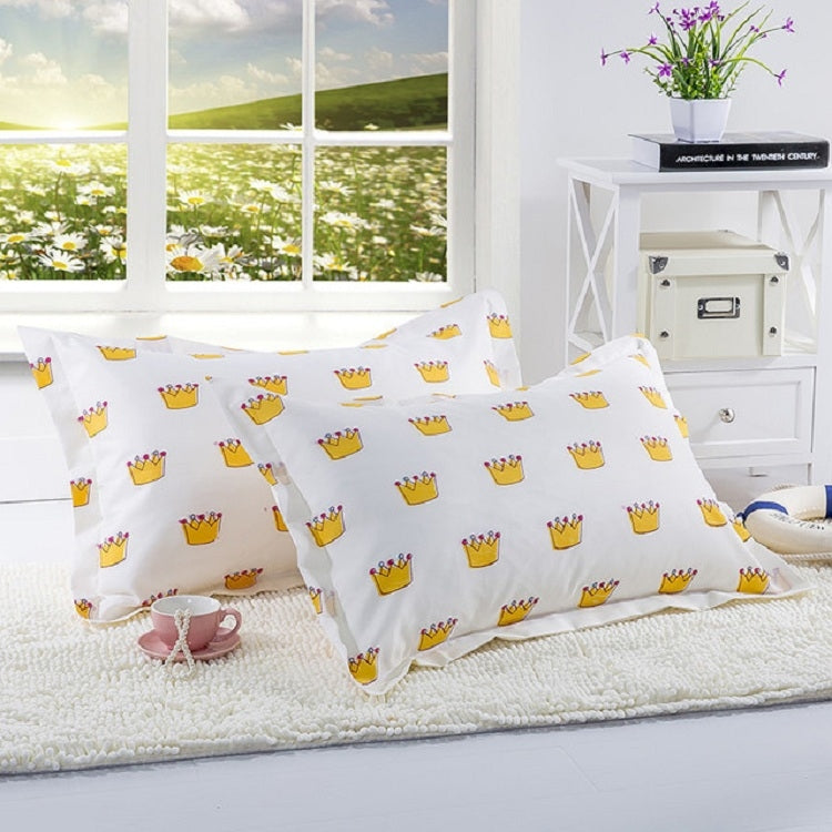 Knitted Polyester Sanded Pillowcase, Size:48Ã—74cm(A Pair)
