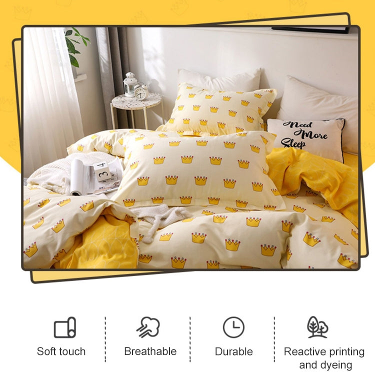 Knitted Polyester Sanded Pillowcase, Size:48Ã—74cm(One)