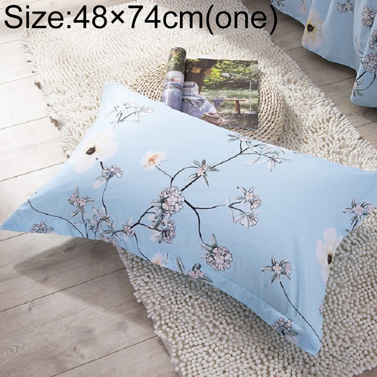 Knitted Polyester Sanded Pillowcase, Size:48Ã—74cm(One)
