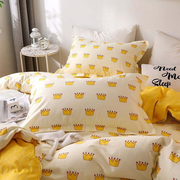 Knitted Polyester Sanded Pillowcase, Size:48Ã—74cm(One)