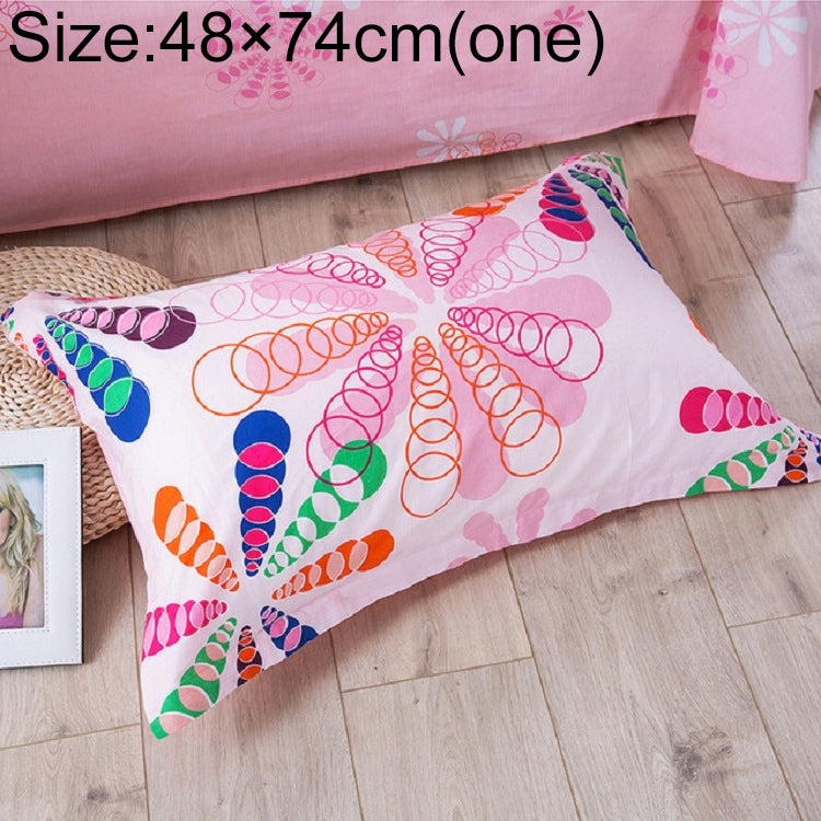 Knitted Polyester Sanded Pillowcase, Size:48Ã—74cm(One)