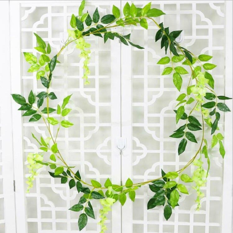 Artificial Flowers Vine Garland Wedding Arch Decoration Fake Plants Leaf Vine