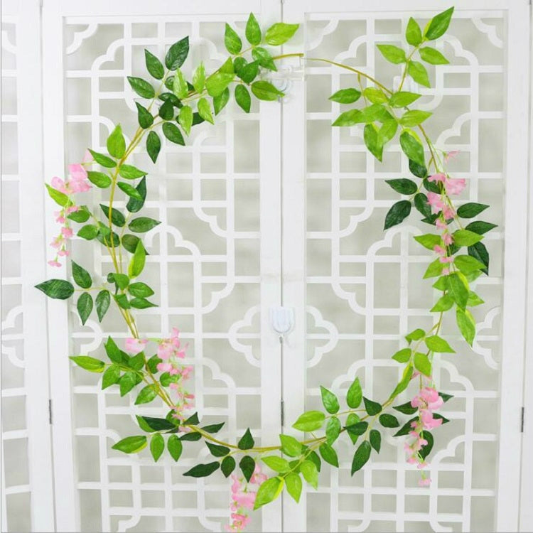 Artificial Flowers Vine Garland Wedding Arch Decoration Fake Plants Leaf Vine
