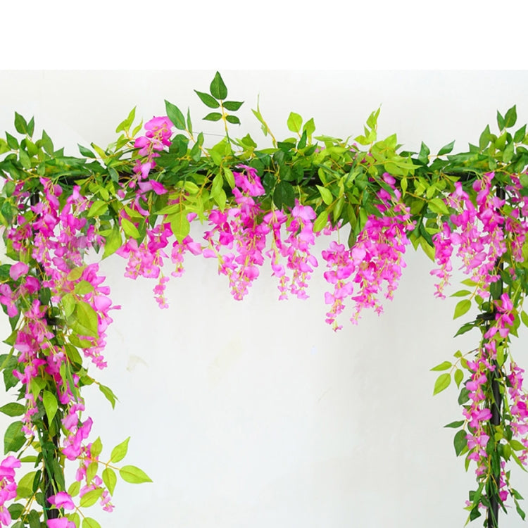 Artificial Flowers Vine Garland Wedding Arch Decoration Fake Plants Leaf Vine