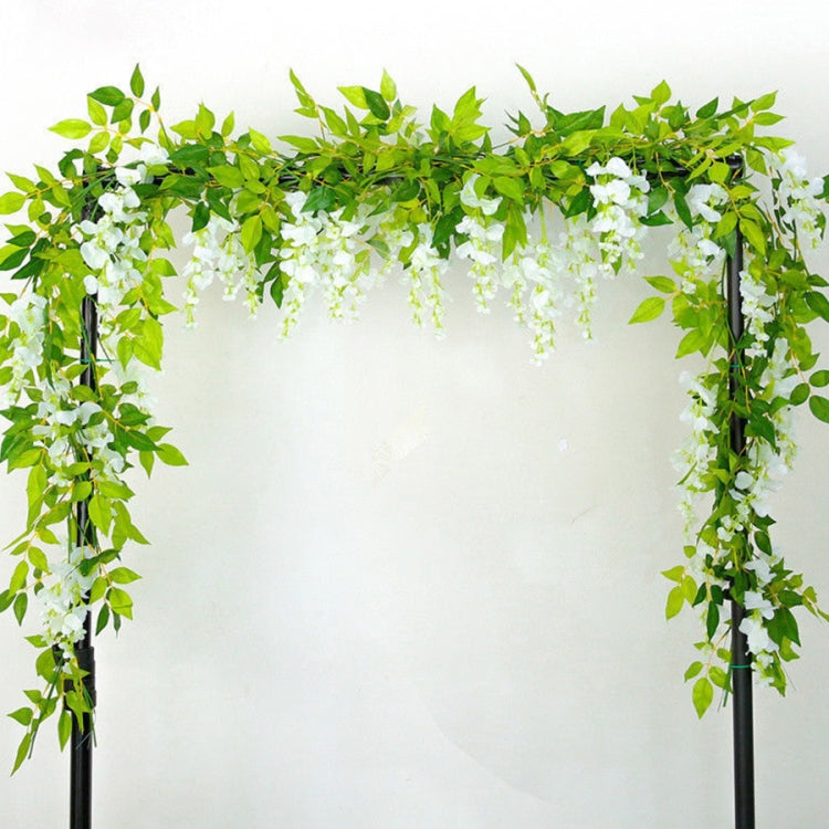 Artificial Flowers Vine Garland Wedding Arch Decoration Fake Plants Leaf Vine