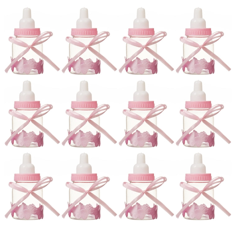 12 PCS Cute Nursing Bottle Wedding Candy Gift Box, Size:9x4cm