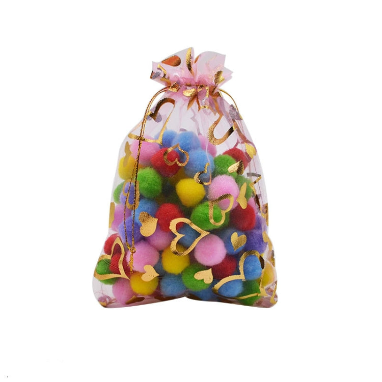 100 PCS Gift Pouches Bag Organza Bags Jewelry Candy Packaging Bags, Size:7x9cm