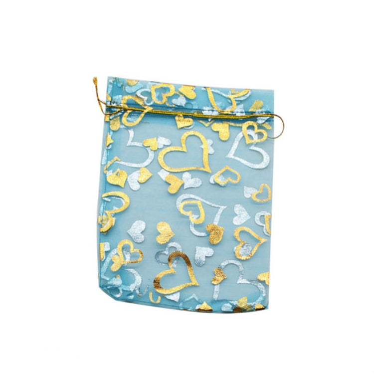 100 PCS Gift Pouches Bag Organza Bags Jewelry Candy Packaging Bags, Size:7x9cm
