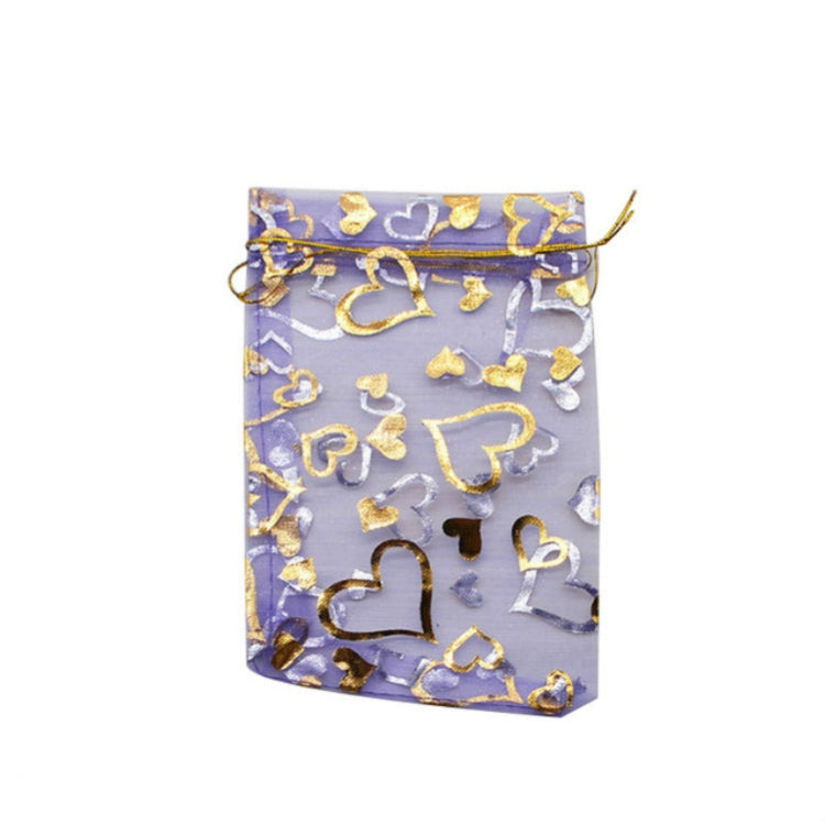 100 PCS Gift Pouches Bag Organza Bags Jewelry Candy Packaging Bags, Size:7x9cm