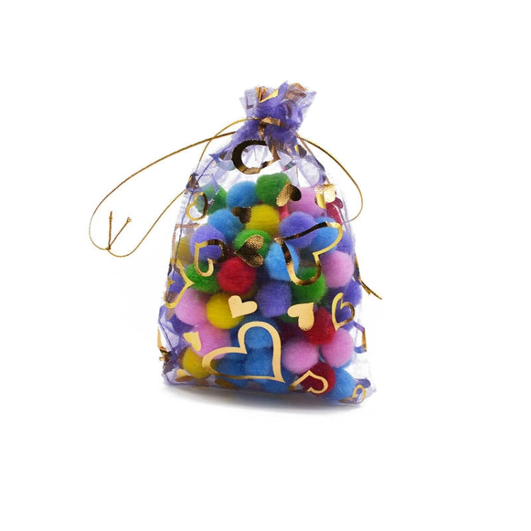 100 PCS Gift Pouches Bag Organza Bags Jewelry Candy Packaging Bags, Size:10x12cm