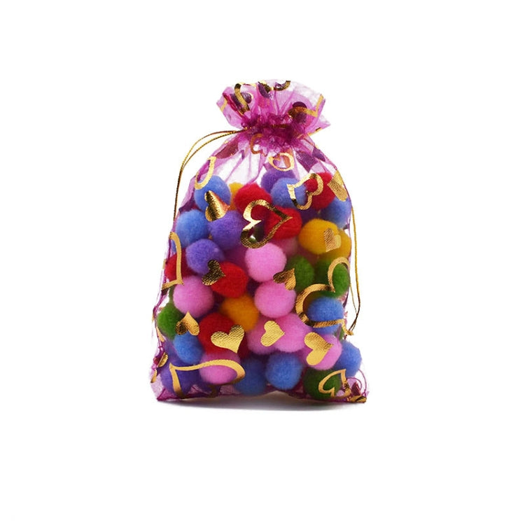 100 PCS Gift Pouches Bag Organza Bags Jewelry Candy Packaging Bags, Size:11x16cm