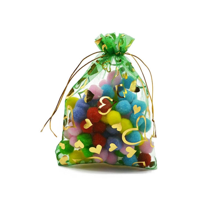 100 PCS Gift Pouches Bag Organza Bags Jewelry Candy Packaging Bags, Size:17x23cm