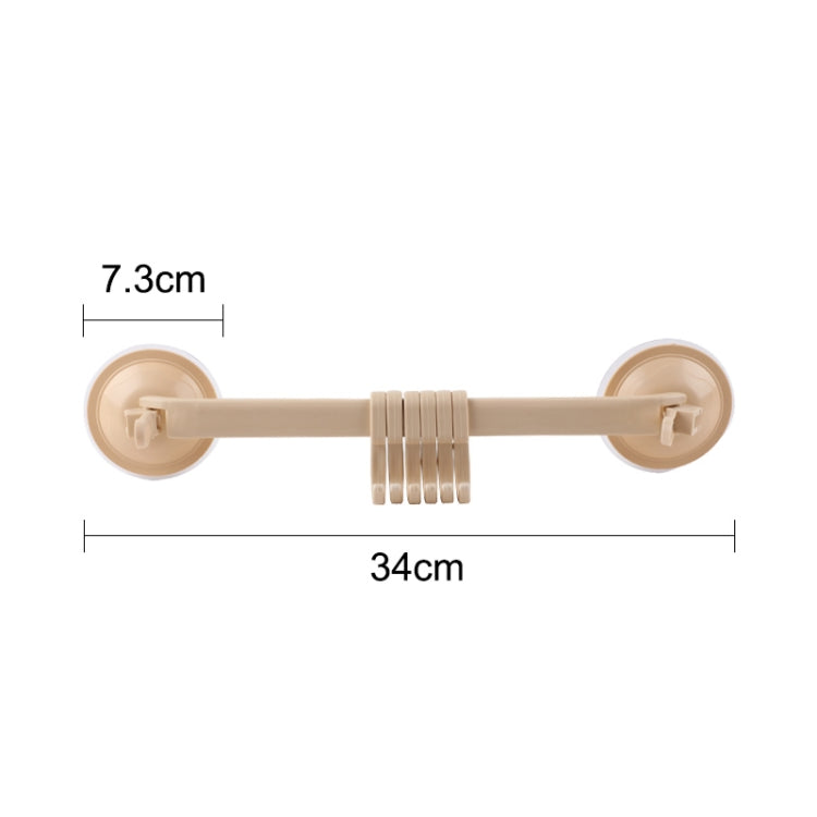 Adjustable Hook Rack Double Suction Cup Towel Rack Hanging Shelves Hook Holder Lock Type Sucker Kitchen Bathroom Accessories