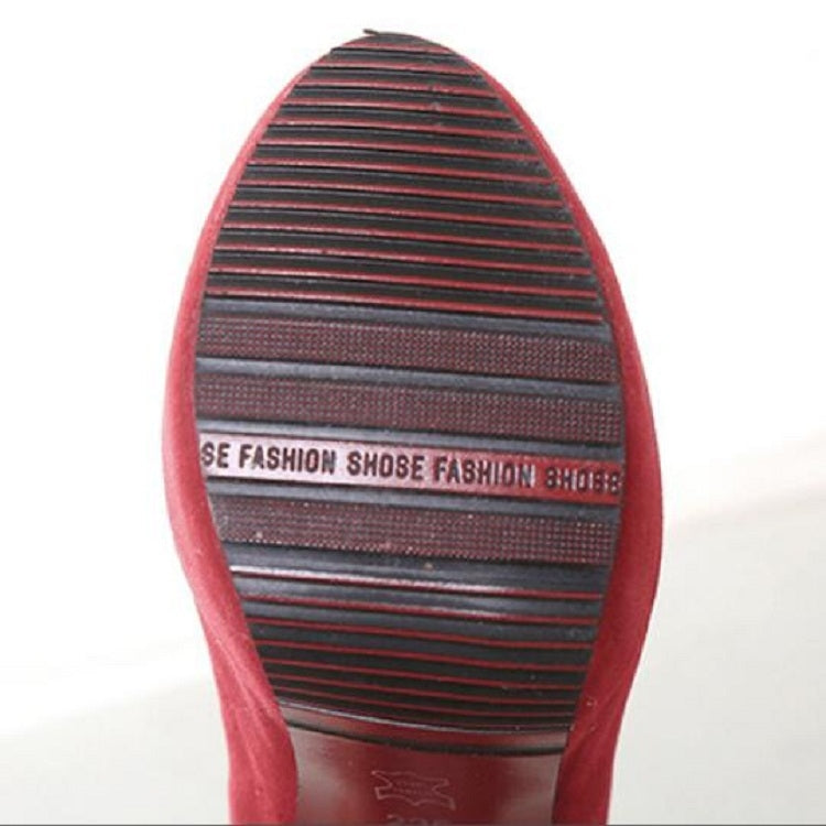Women Shoes Round Toe Stiletto High Heels, Size:40
