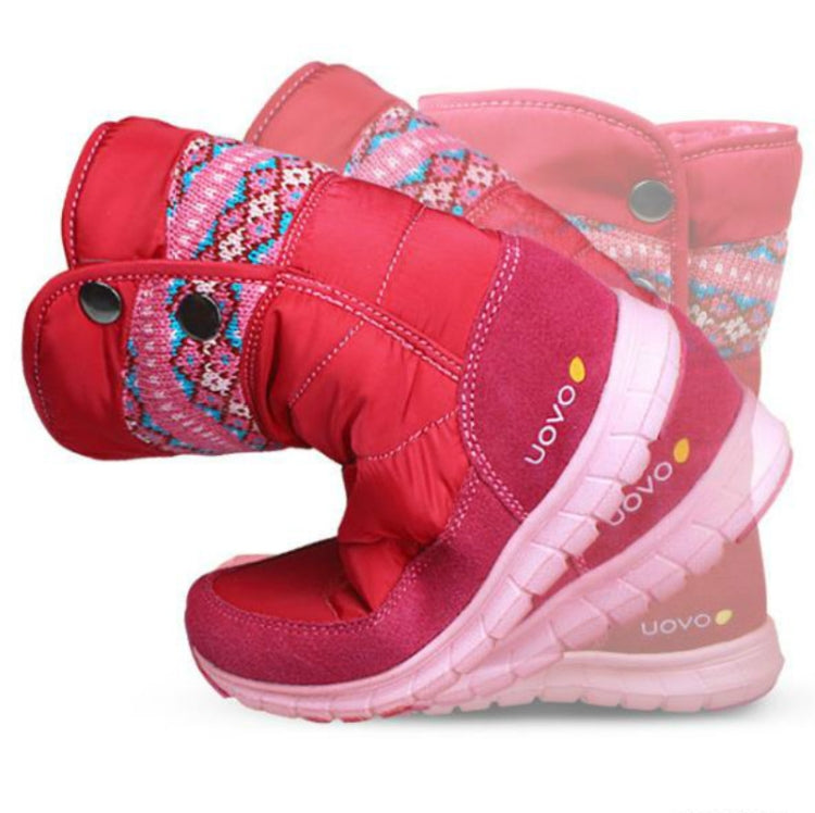 UOVO Small Girls Winter Boots, Size:30