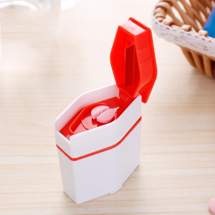 4 PCS Cartoon Medicine Cutter Plastic Medicine Crusher Environmental Protection Material Pill Splitter