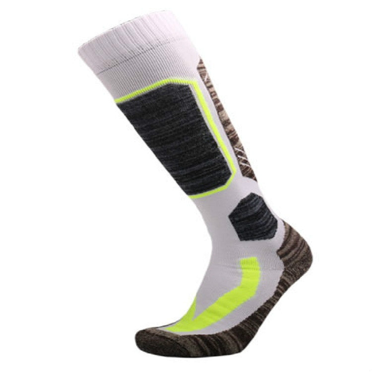 Ski Socks Outdoor Sports Thick Long Sweat-absorbent Warm Hiking Socks, Size:35-39