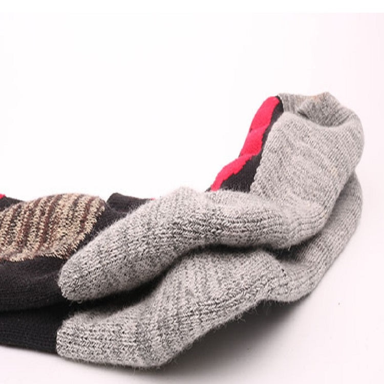 Ski Socks Outdoor Sports Thick Long Sweat-absorbent Warm Hiking Socks, Size:35-39