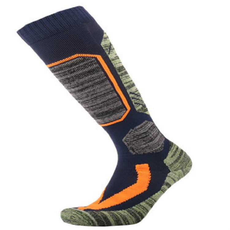 Ski Socks Outdoor Sports Thick Long Sweat-absorbent Warm Hiking Socks, Size:35-39