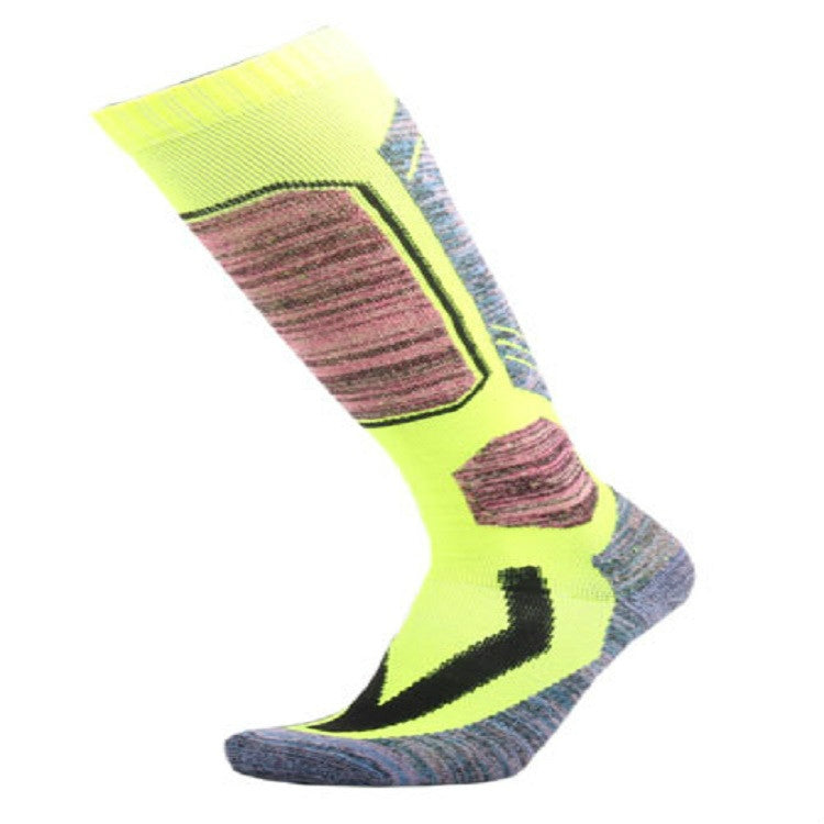 Ski Socks Outdoor Sports Thick Long Sweat-absorbent Warm Hiking Socks, Size:35-39